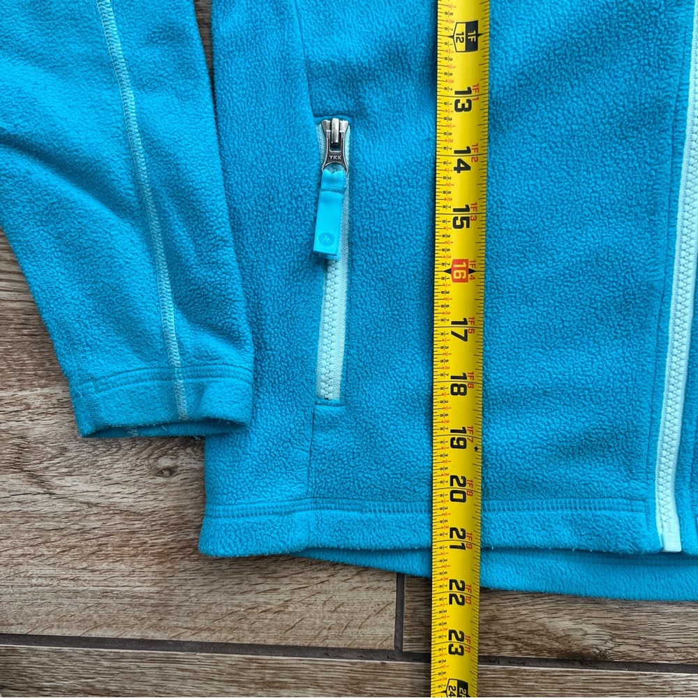 Marmot Fleece Zip Up Jacket Girls Size Large Blue - Picture 10 of 13
